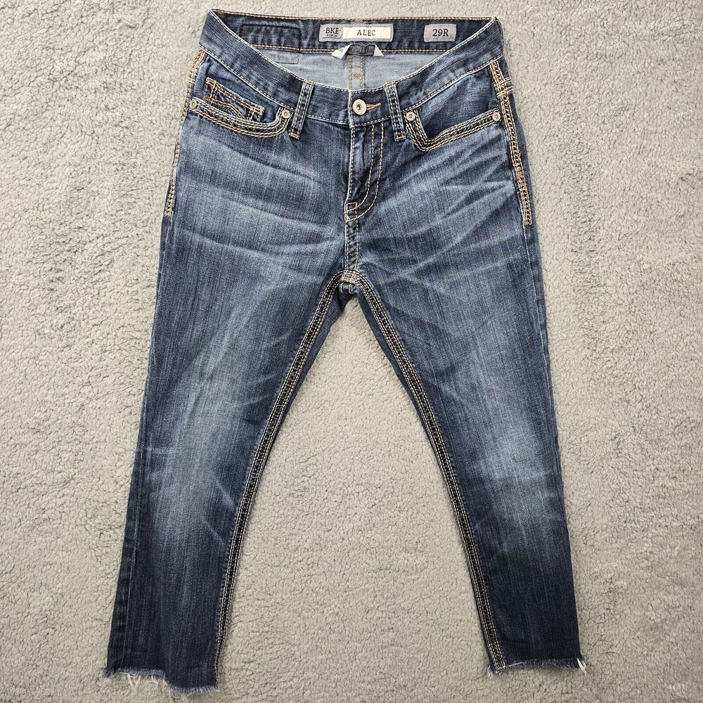 BKE Buckle Jeans Women's Blue Alec Straight Leg Size 29R